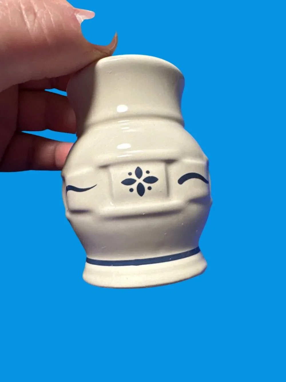 LONGABERGER Woven Traditions PEPPER SHAKER Only Heritage Blue Replacement